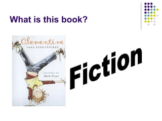 What is this book? Fiction 