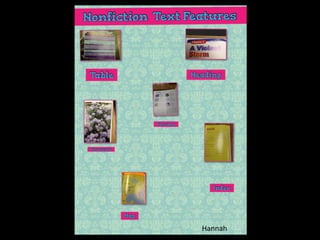 Nonfiction text features | PPTX