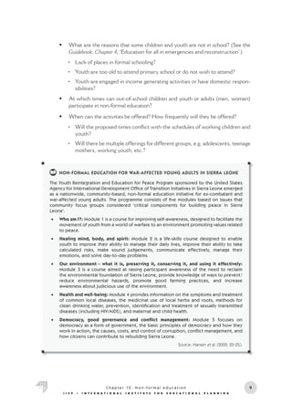 Non formal education | PDF