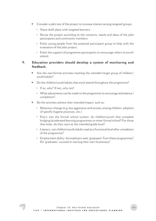 Non formal education | PDF