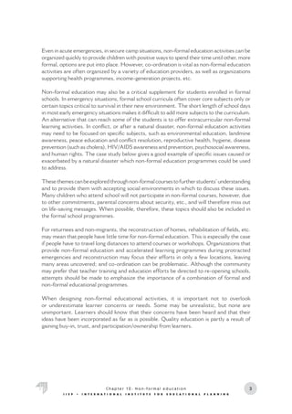 Non formal education | PDF