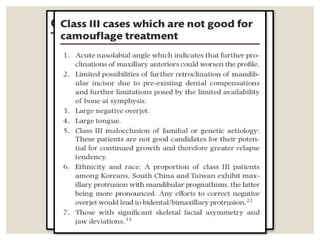 Comprehensive Orthodontic Approaches to Class III Malocclusion ...