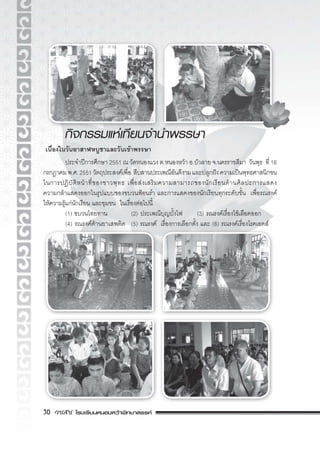 30 F F
ʾ 2551 . F . . 16
. .2551 F ˆ ˈ
F F F
F ˂ F
F F F F
(1) (2) (3) F F
(4) F F (5) F (6) F F
F
F
 