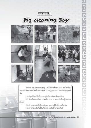 F F 33
Big Cleaning Day ʾ 2551
F F 16 2551 F
(1) ˆ F F
(2) F F F F
(3) F F F ˈ F
(4) F F F F
 