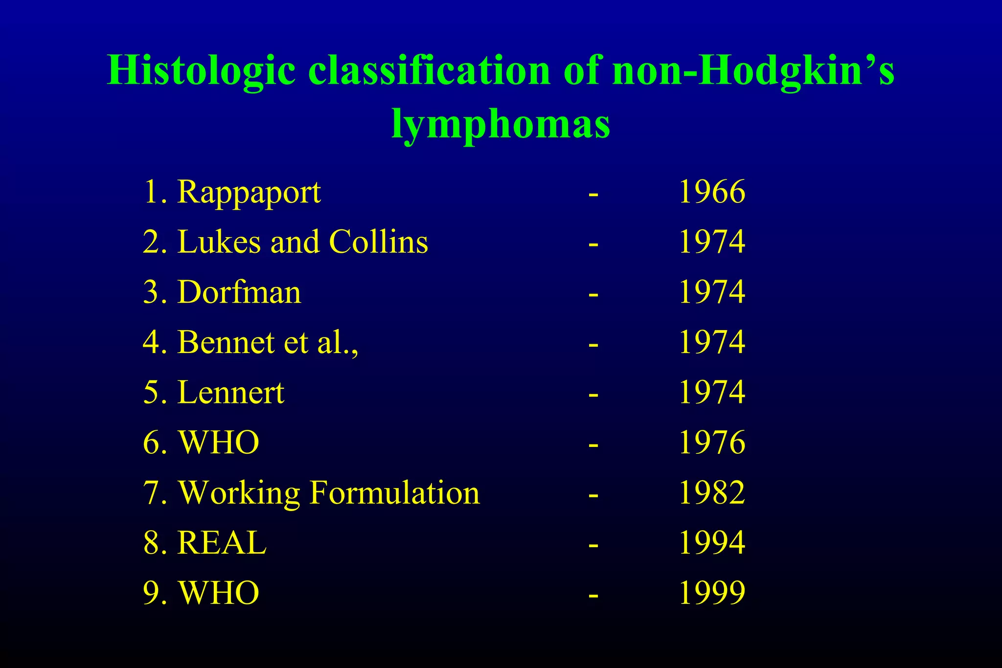 Non hodgkins lymphoma | PPT