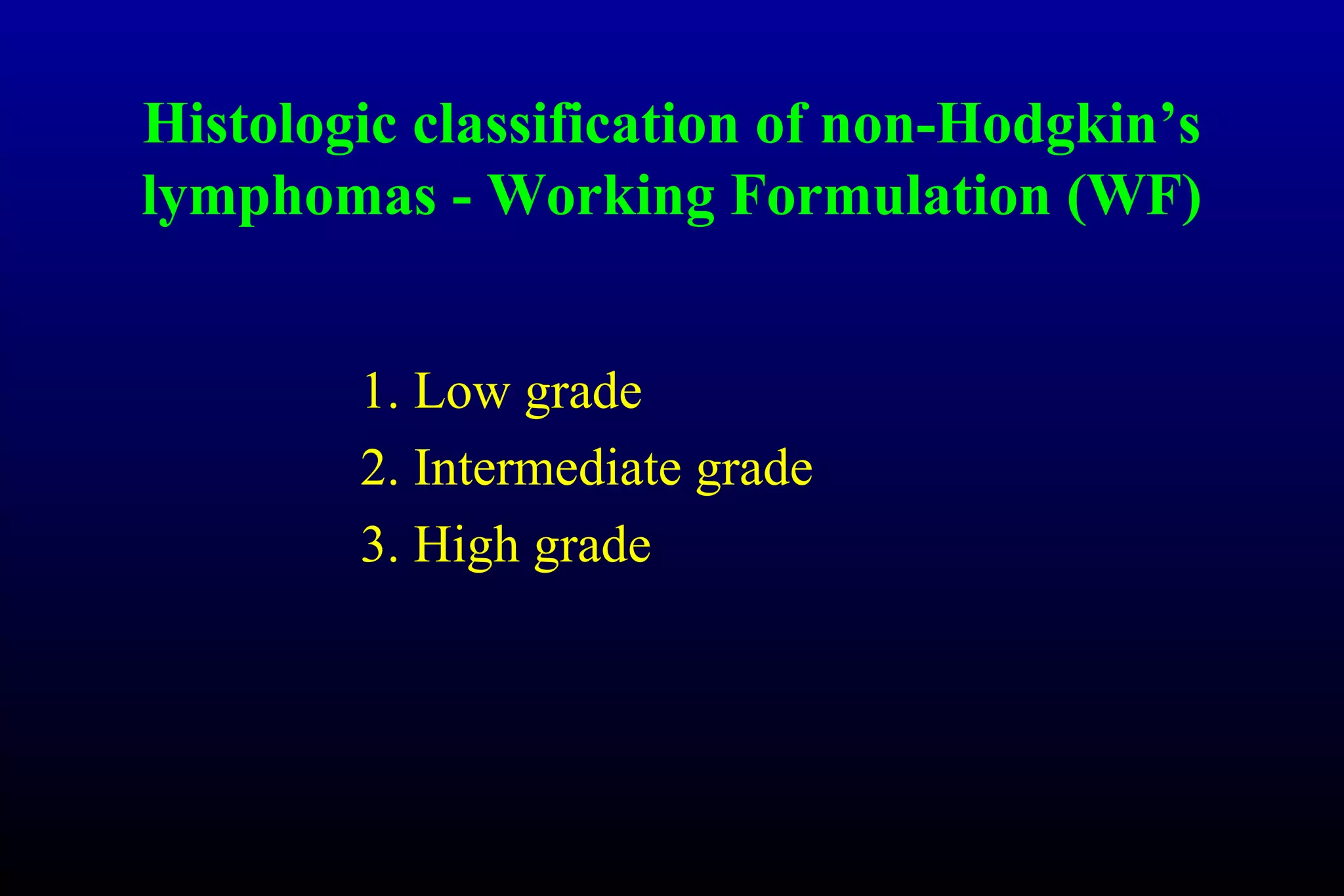 Non hodgkins lymphoma | PPT