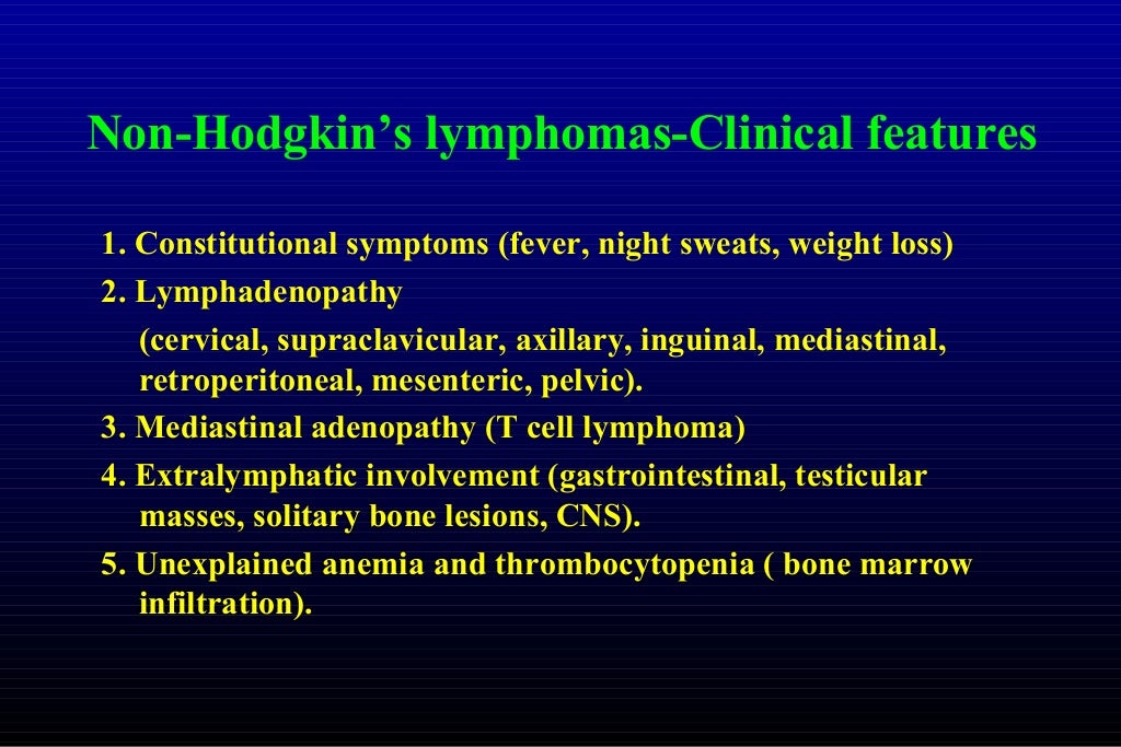 Non hodgkins lymphoma