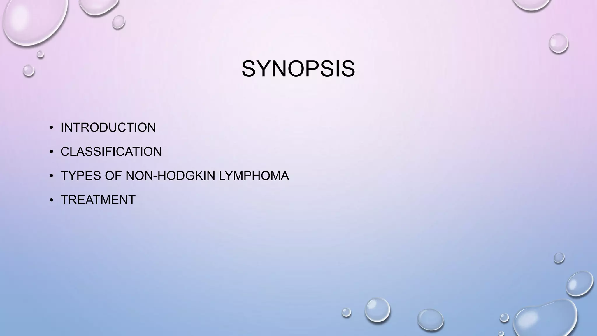 Non hodgkins lymphoma | PPTX