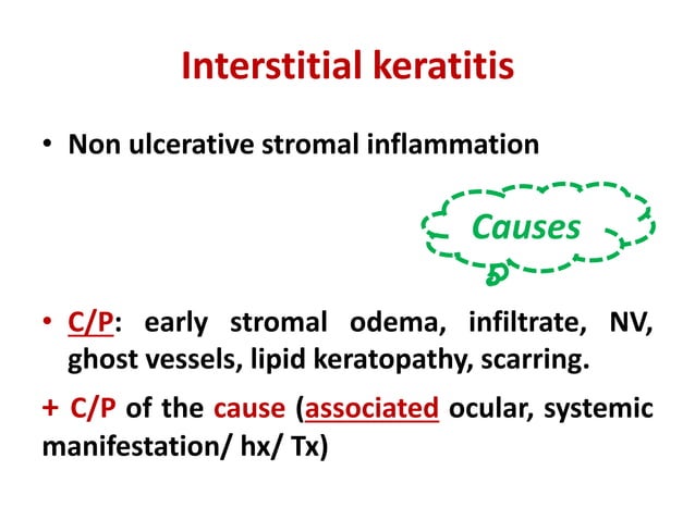 Non infective keratitis ZOH 2021 | PPT