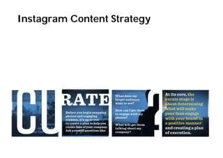 Instagram Content Strategy 
 