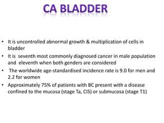 Non invasive bladder growth | PPTX