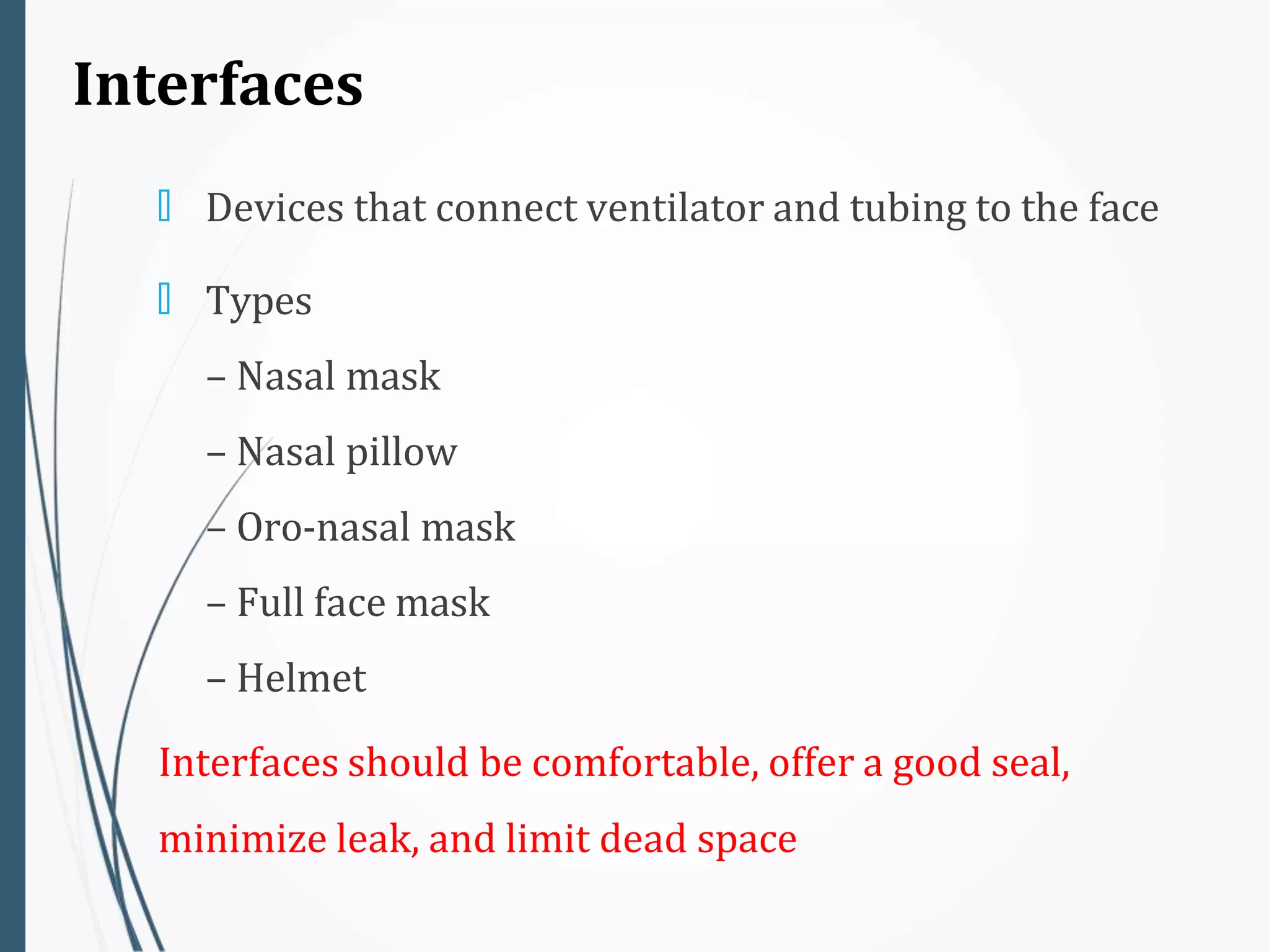 Non invasive ventilation .pptx