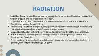 NON IONISING RADIATION of industrial safety | PPTX
