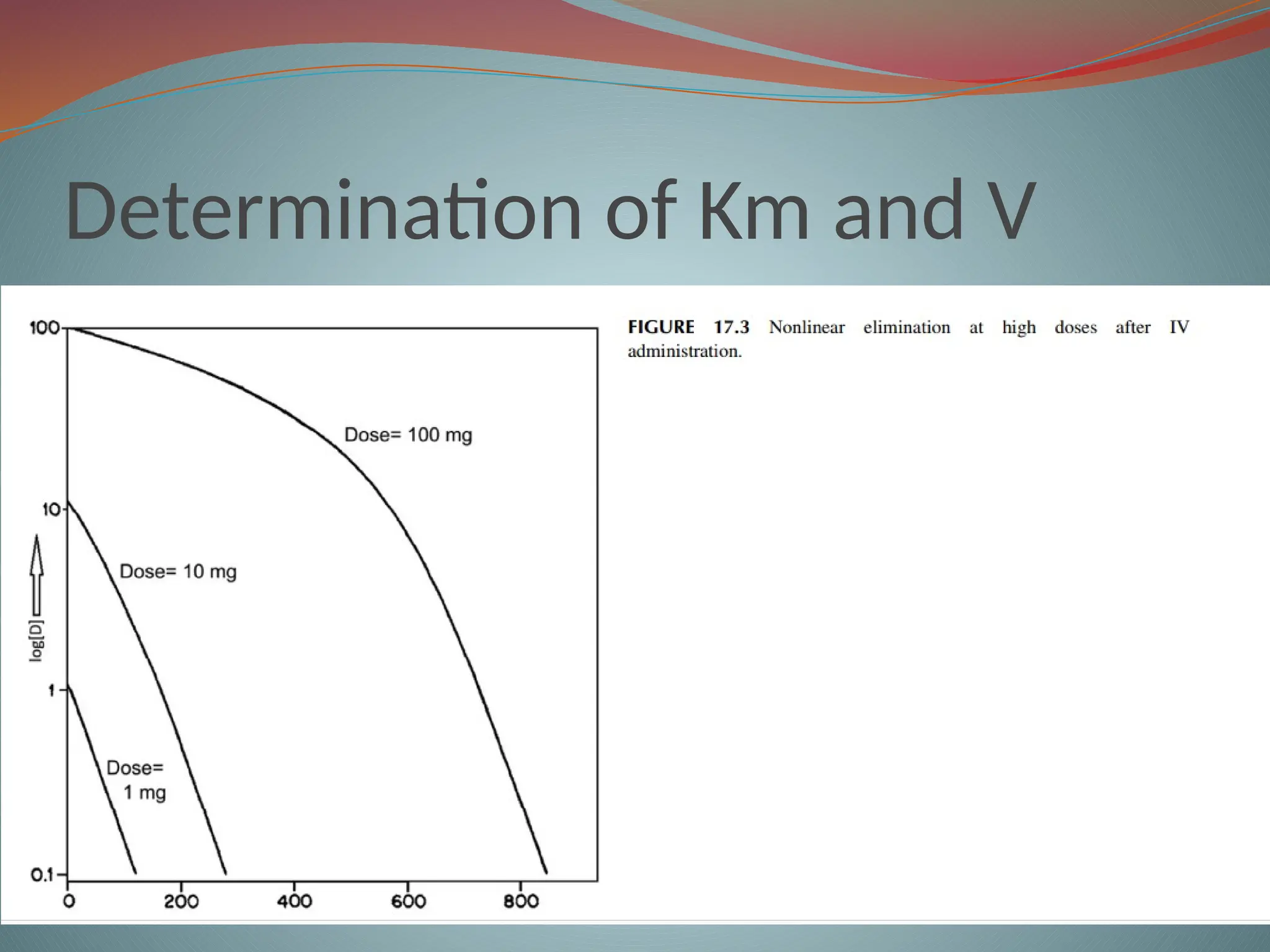 Determination of Km and V
 