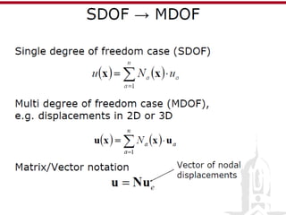 Non linear analysis | PPSX