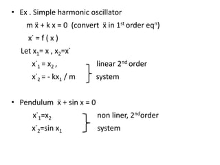 Non Linear Dynamics Basics and Theory | PPTX