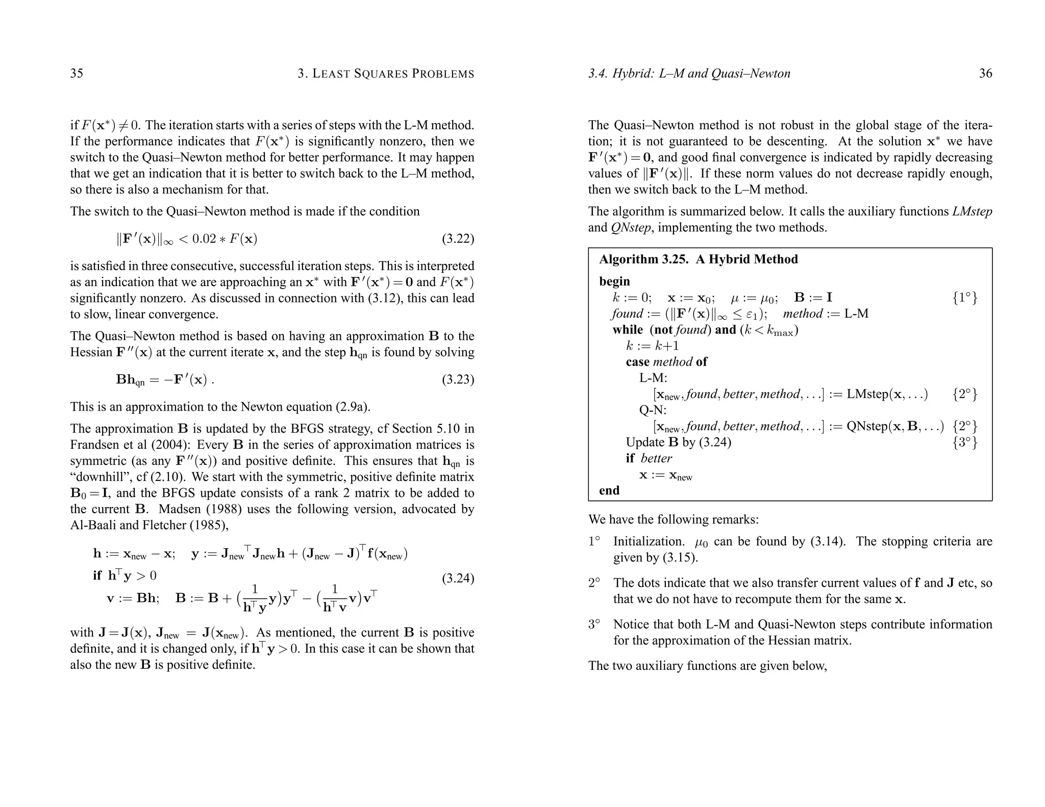 Methods for Non-Linear Least Squares Problems | PDF