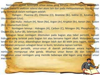 Non logam | PPTX