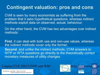Non-Market Valuation | PPT
