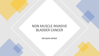 NON MUSCLE INVASIVE BLADDER CANCER 2.pptx