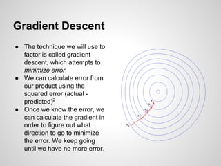Clustering
Non-Negative Matrix Factorization is closely
related to both supervised and unsupervised
methodologies (supervised because R can be
seen as a training set) - but in particular NNMF
is closely related to other clustering
(unsupervised) algorithms.
 