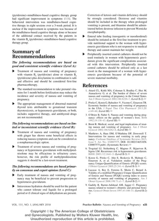 Non nghen trong thai ky - nausea and vomiting of pregnancy - ACOG ...