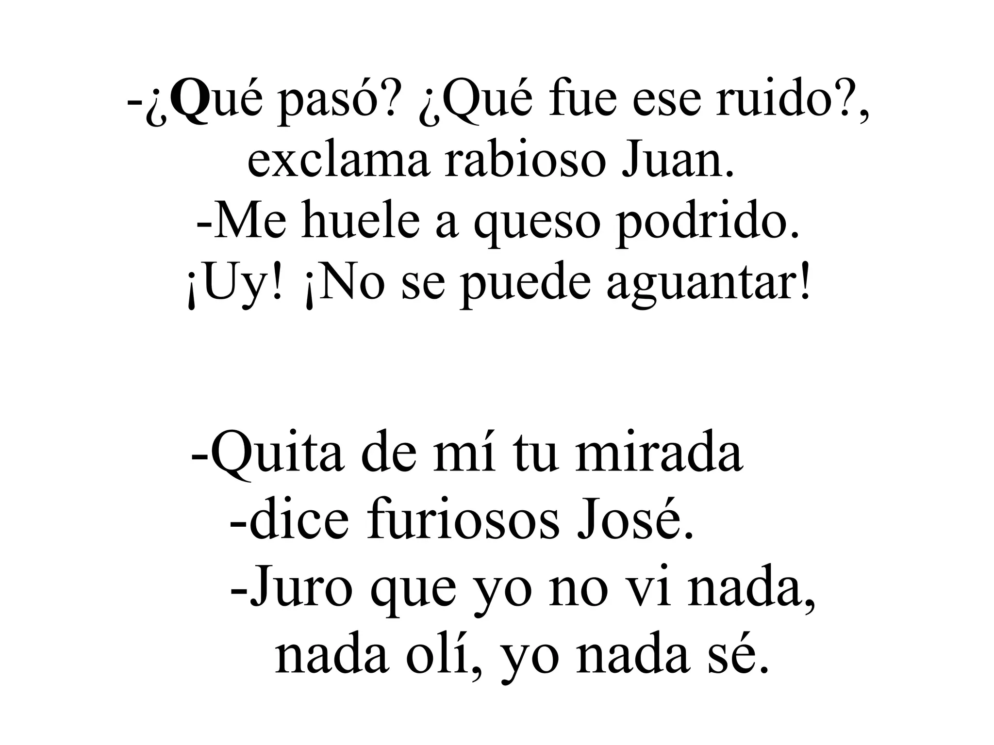 ¡No, No Fui Yo!