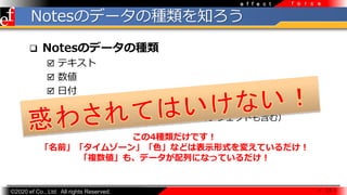 ?2020 ef Co., Ltd. All rights Reserved.
e f f e c t f o r c e
? NotesΥǩ`ηN
? ƥ
? 
? ո
? åƥ
? MIMEǩ`OLEȤΥ֥Ȥ⺬ࣩ
NotesΥǩ`ηN֪
 13 
4NǤ
ǰॾ`󡹡ɫʤɤϱʾʽ䤨Ƥ
}⡢ǩ`ФˤʤäƤ
 