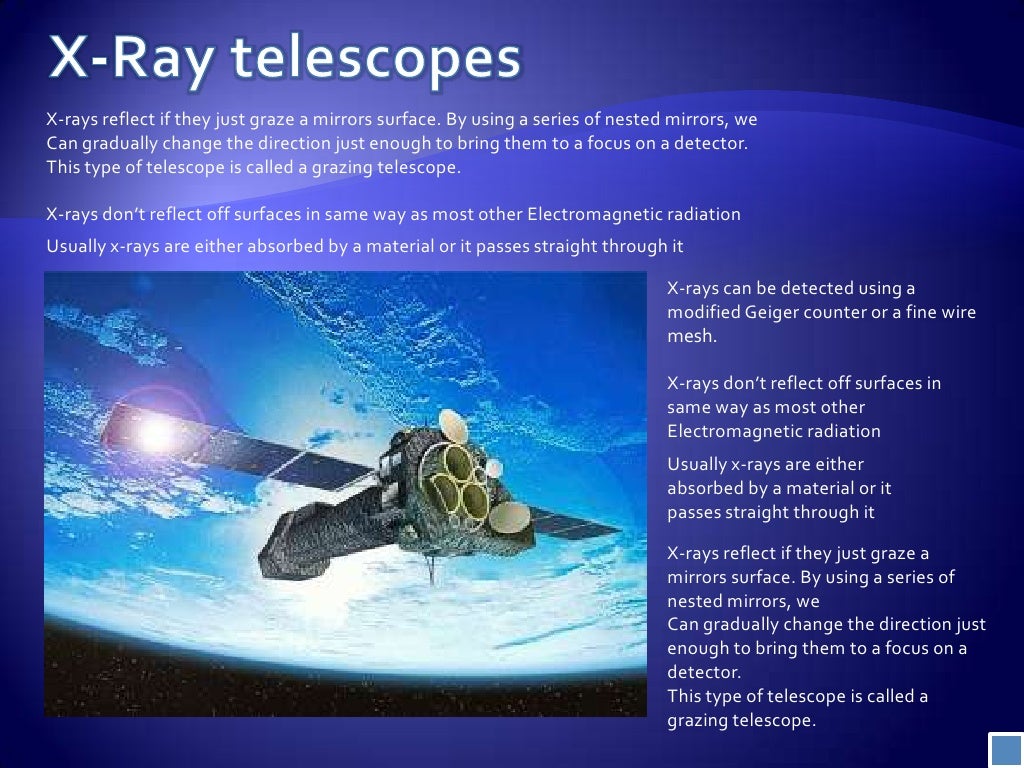 Non optical telescopes presentation