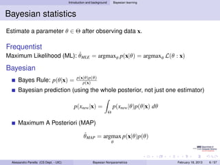 Bayesian Nonparametrics: Models Based on the Dirichlet Process | PDF