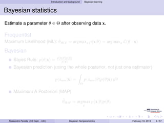 Bayesian Nonparametrics: Models Based on the Dirichlet Process | PDF