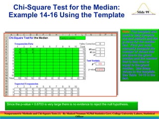 Nonparametric methods and chi square tests (1) | PPTX