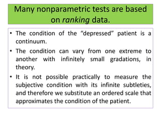 Non parametric test | PPTX