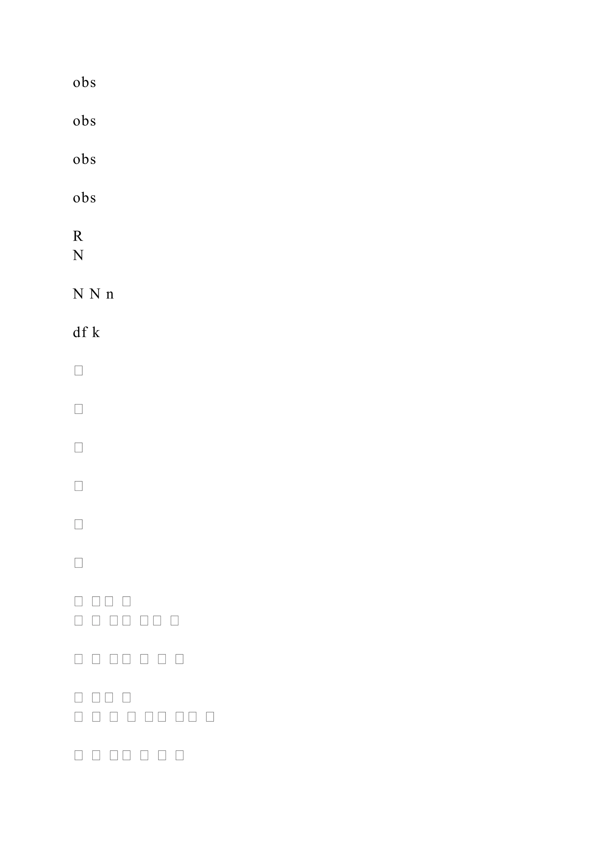 obs
obs
obs
obs
R
N
N N n
df k
 