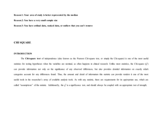 Nonparametric tests assignment