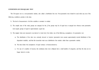 Nonparametric tests assignment