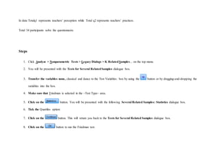 Nonparametric tests assignment