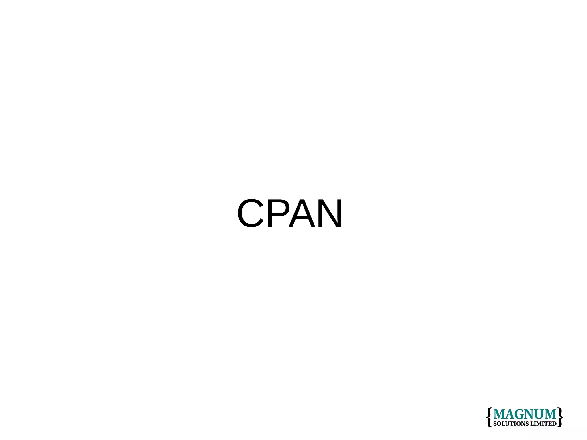 CPAN

 