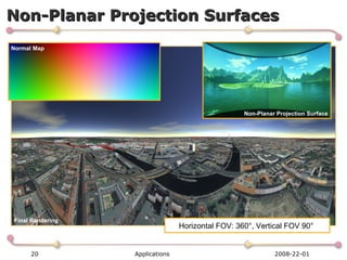 Non-Planar Projections (GRAPP 2008) | PPT
