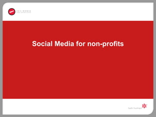Social Media for non-profits 