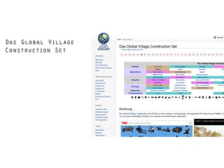 Das Global Village
Construction Set

 