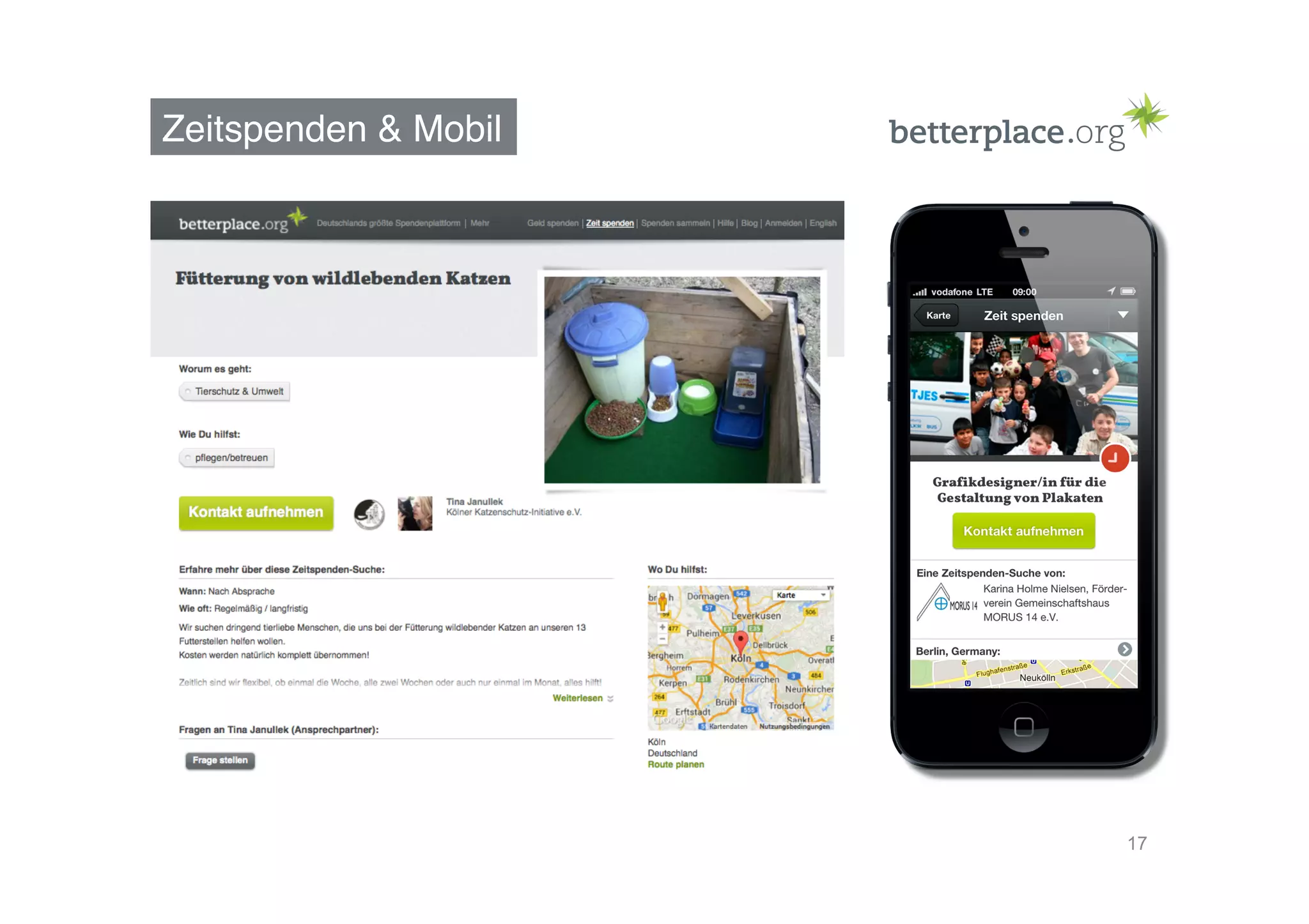 Zeitspenden & Mobil
17
 