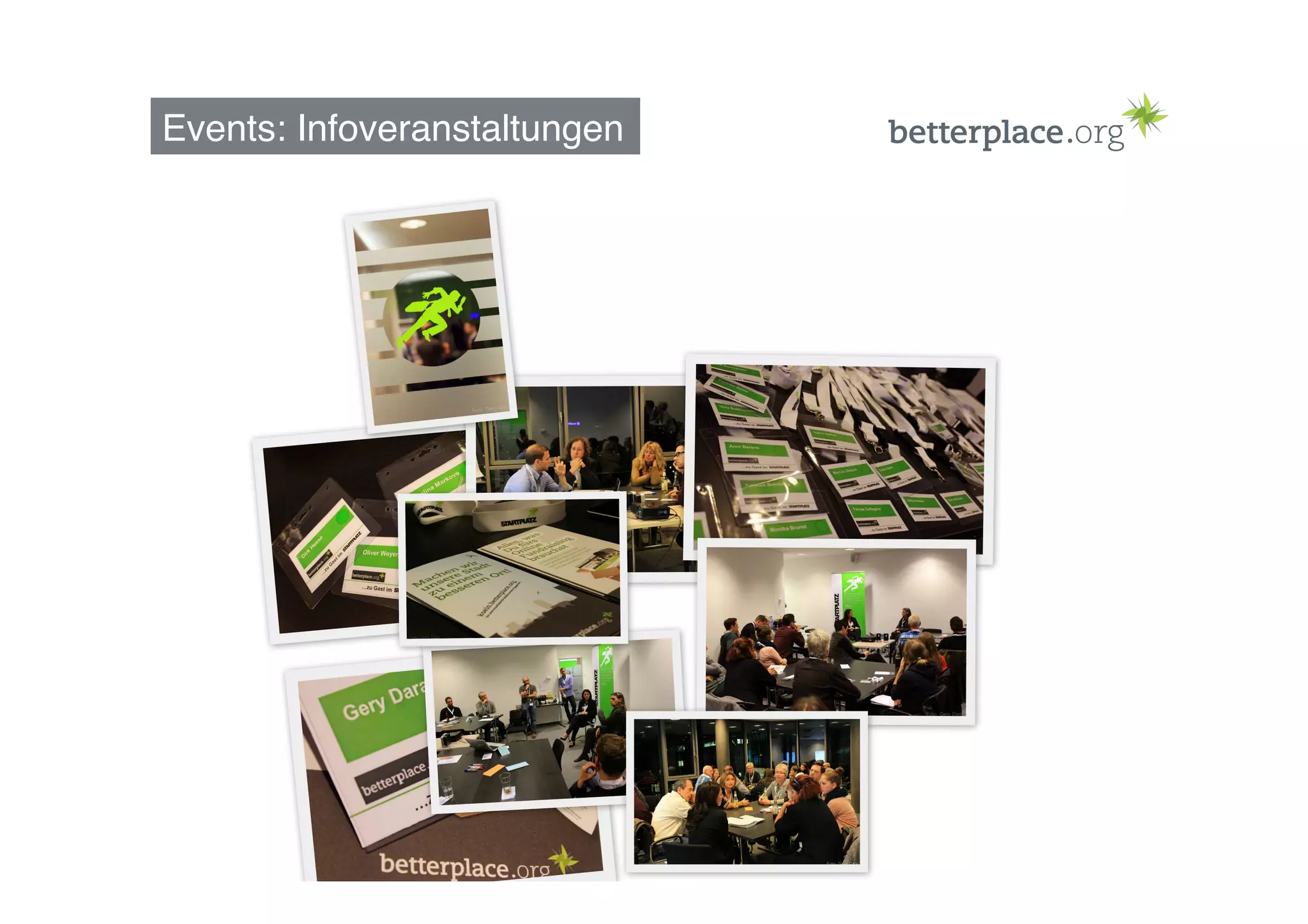 Events: Infoveranstaltungen
 