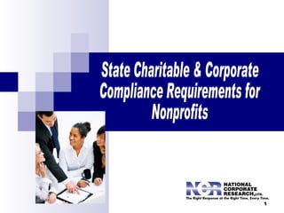 State Charitable & Corporate Compliance Requirements for Nonprofits 