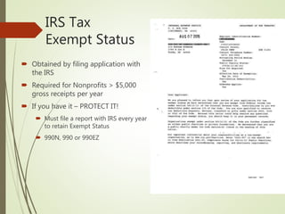 Nonprofit documents (2018 01-18)a | PPTX