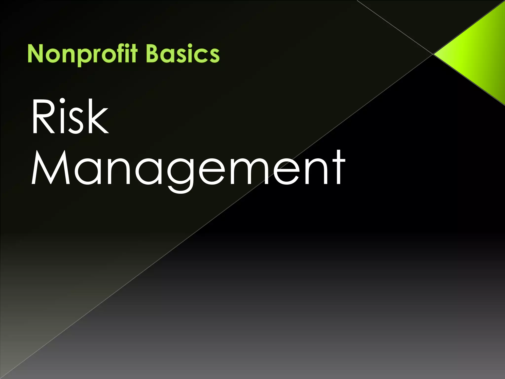 Risk
Management

 