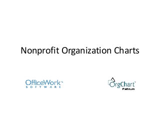 Nonprofit Organization Charts
 