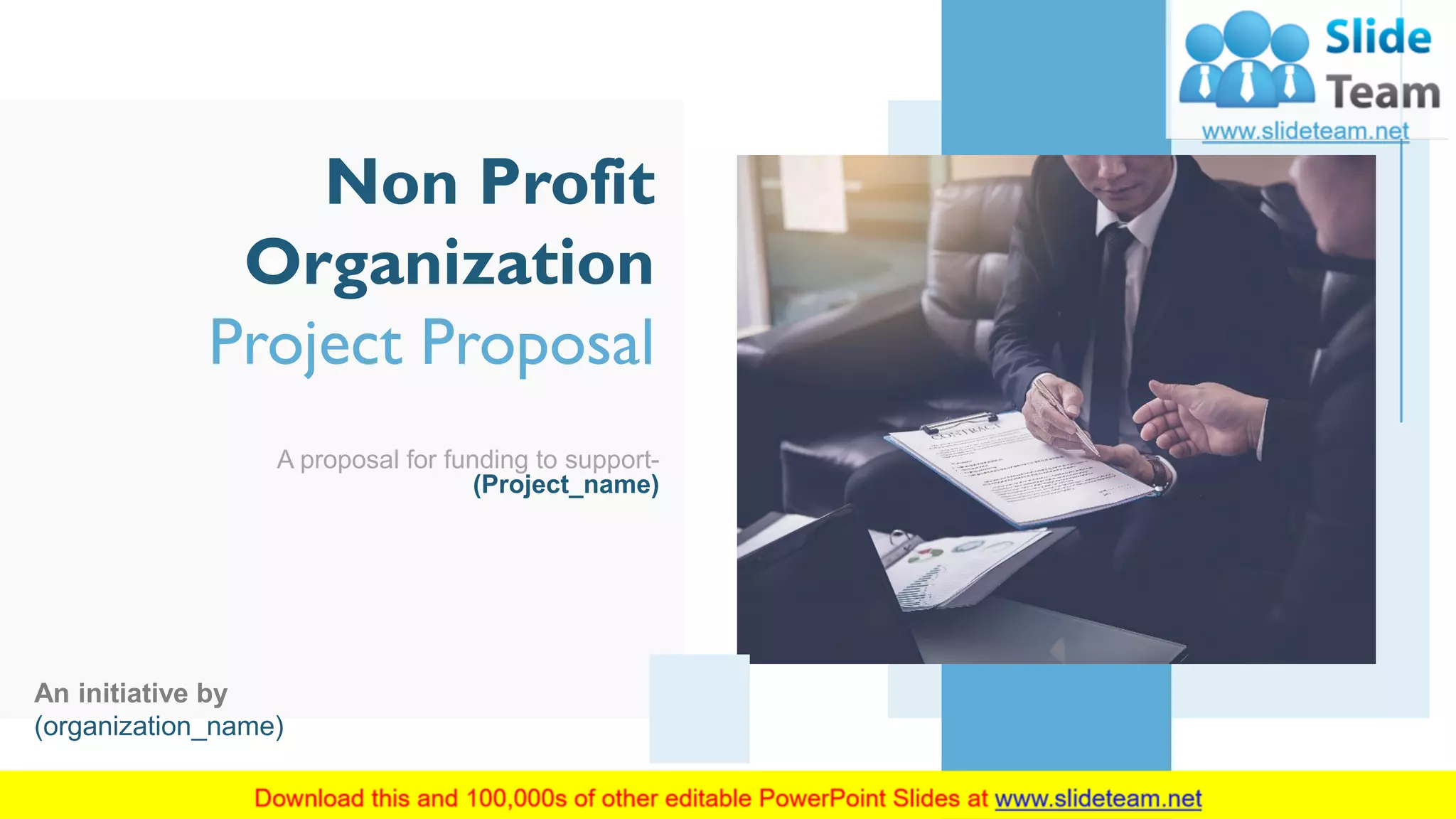 Non Profit Organization Project Proposal PowerPoint Presentation Slides ...