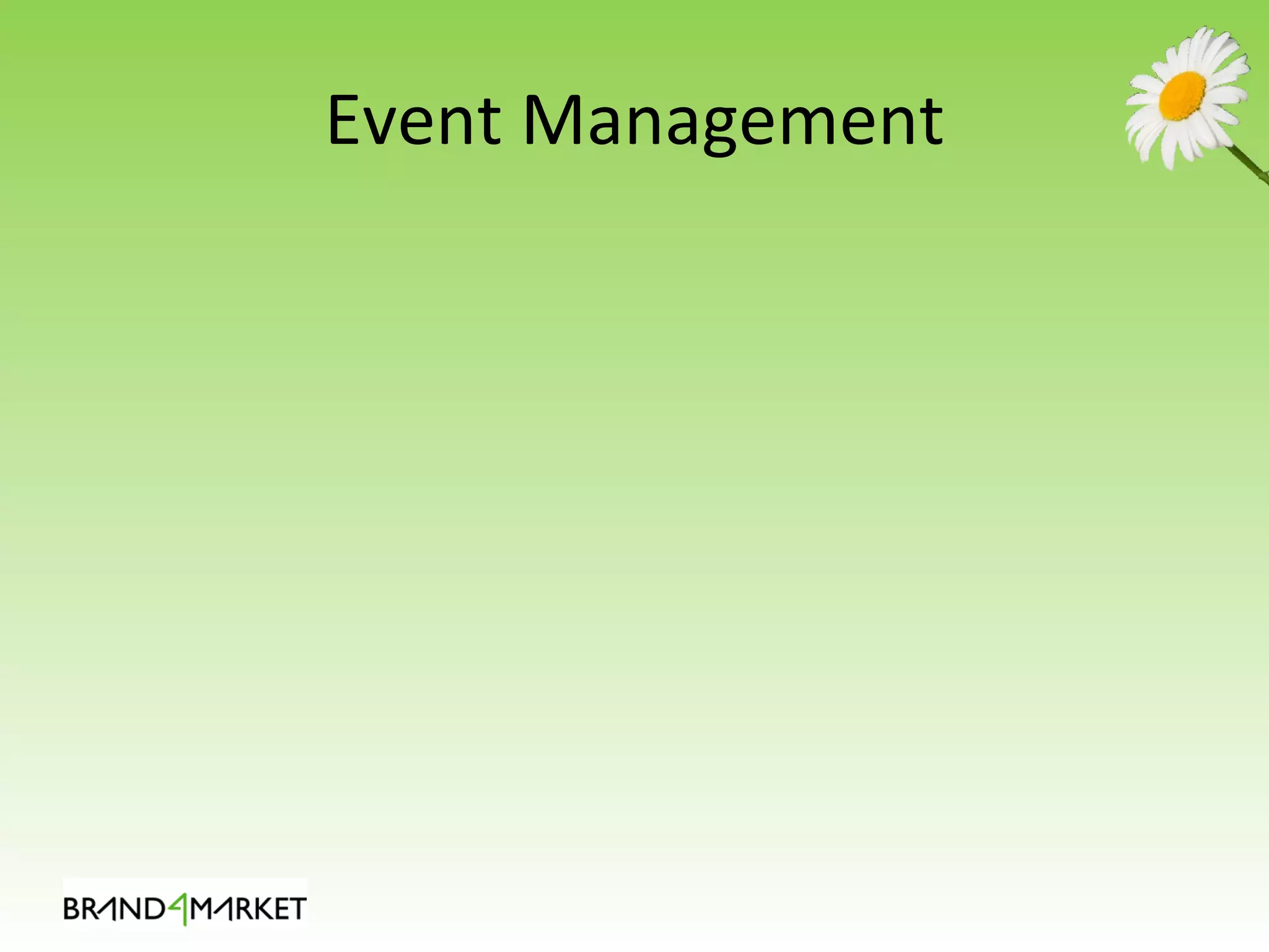 Event Management 