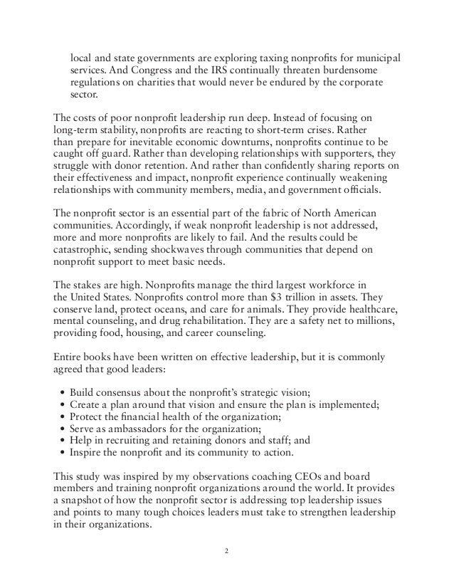 How to write a leadership report picture